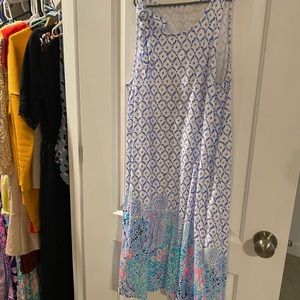 Lilly cotton swing dress, size medium.